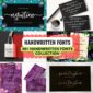 40+ Premium Handwritten Fonts Bundle